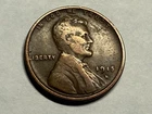 1915-S Lincoln wheat cent. VF. #m1