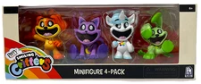Poppy Playtime Smiling Critters Minifigure 4-Pack Dogday Catnip Hoppy Craftycorn