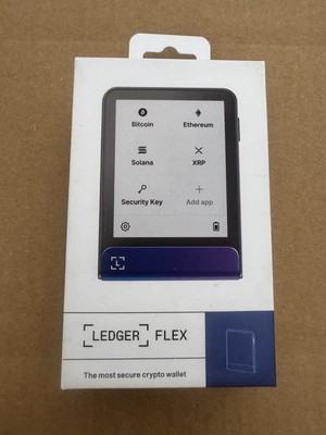 Ledger - Flex Crypto Hardware Wallet with Recovery Key - Neptune Blue