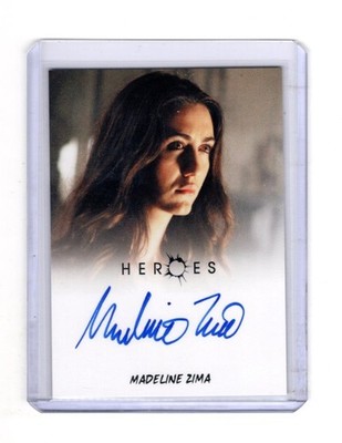 HEROES ARCHIVES MADELINE ZIMA AUTOGRAPH 2010 RITTENHOUSE GRETCHEN BERG