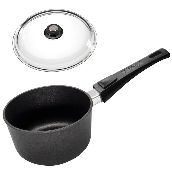 Eurolux Stieltopf 16Cm Leicht Saucentopf Guss Antihaft Griff Abnehmbar & Deckel-image