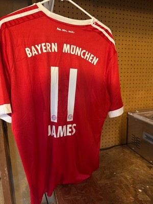 2017-18 Adidas James Rodriguez Bayern Munich Jersey Mens XL Red