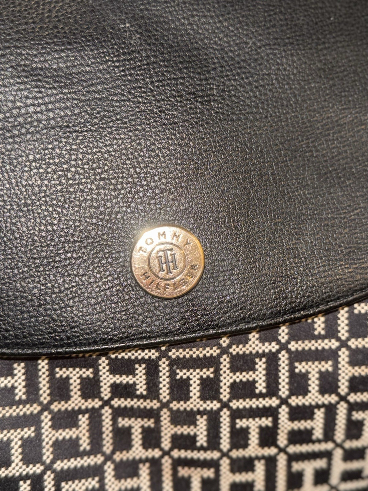 Tommy Hilfiger Logo Pattern Backpack Adjustable S… - image 4