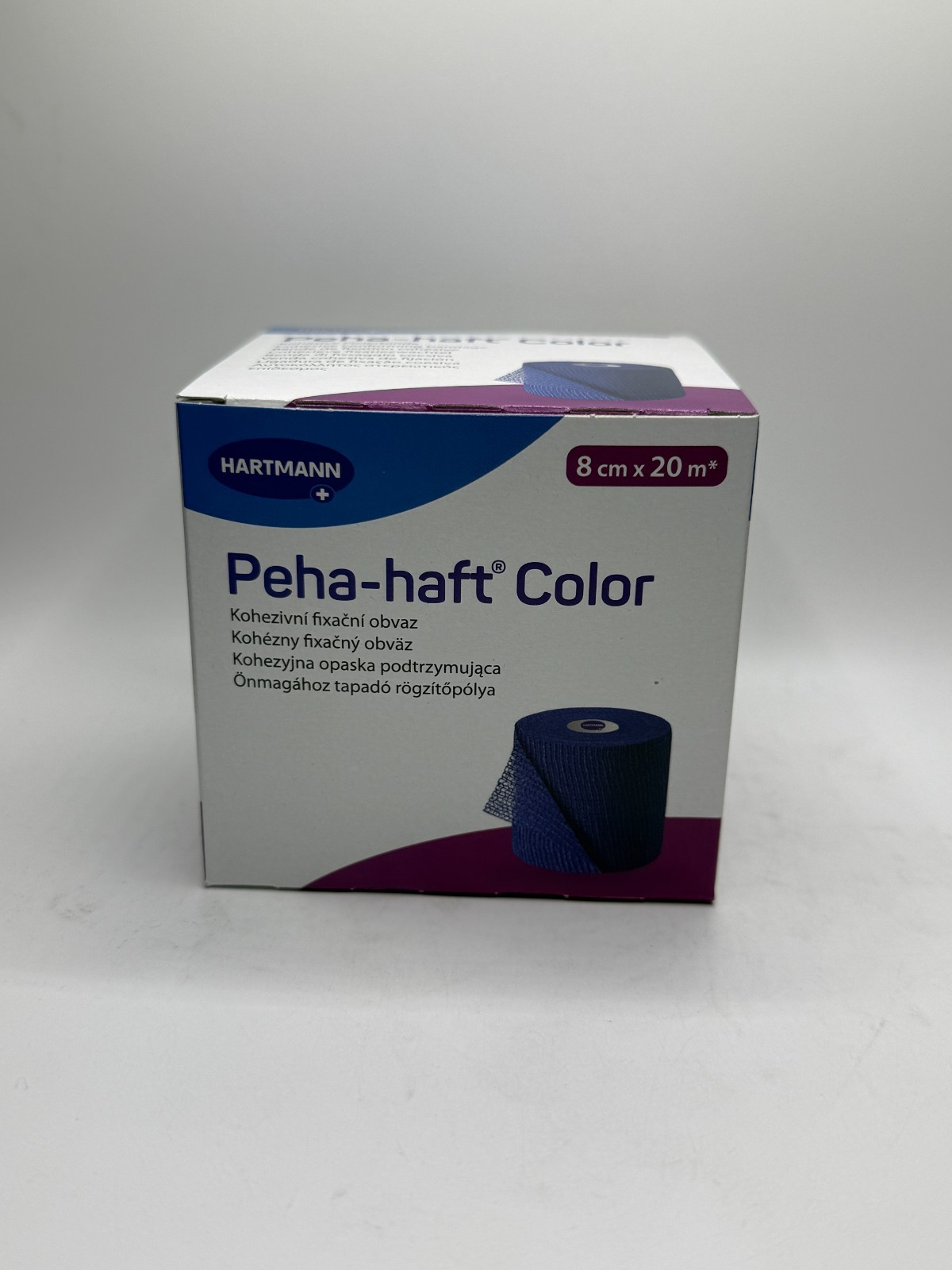 Peha-haft Color blau Fixierbinde 20 m x 8 cm einzeln verpackt