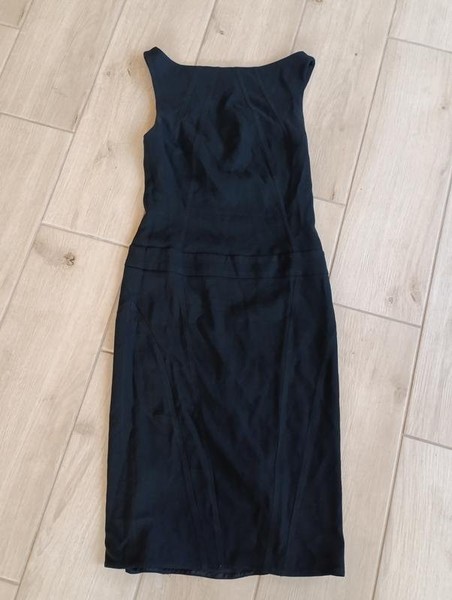 Women Patrizia Pepe Dress Black Acrylic 34 / XS /