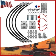 2✨Three Way Diverter Valves for 1-2 ton Chinese Mini Excavator w/ Quick Connects