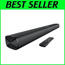 80W Sound Bar with Bluetooth - Dynamic EQ Modes