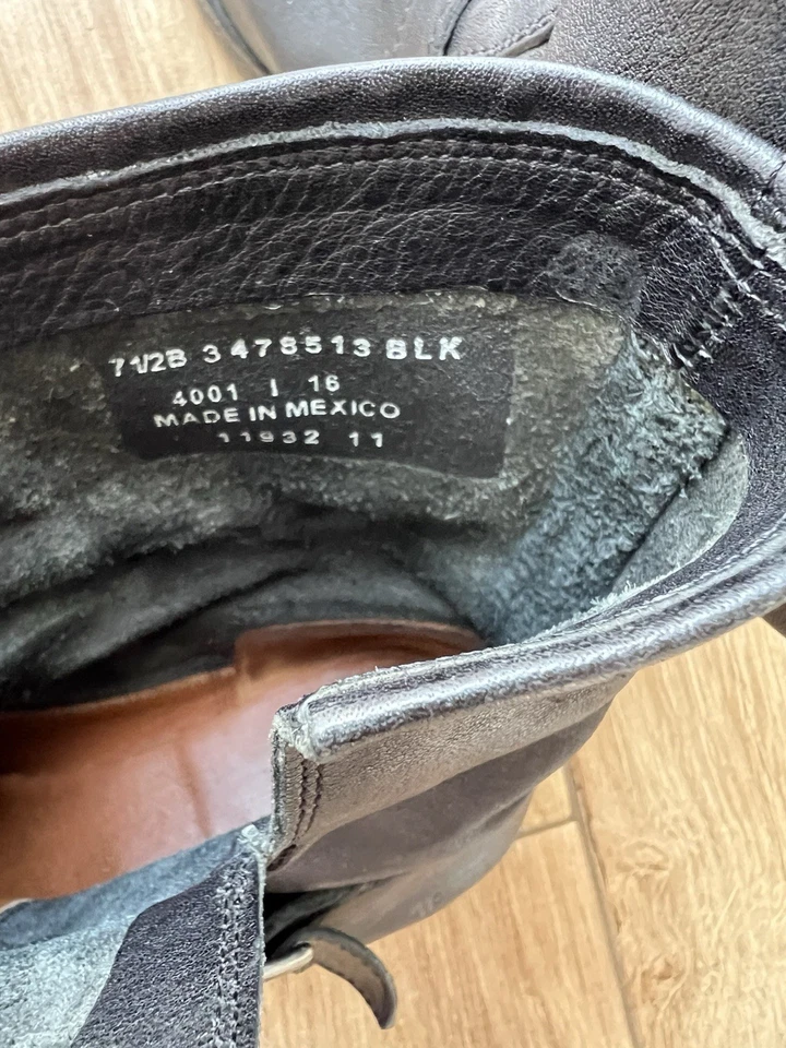 Botas de moto Frye para mujer talla 7,5 negras Foto 3 de 4