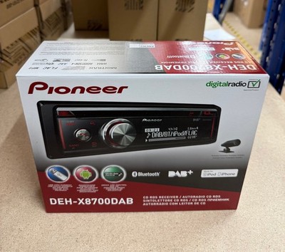 Pioneer AUTO CD USB DAB RADIO BLUETOOTH STEREO RETRO HEAD UNIT DEH-X8700DAB NEU