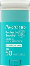 Aveeno Positively Mineral Sunscreen Stick, Uk Seller, Uk Stock