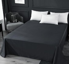 Flat Sheet Only-Luxury Brushed Microfiber Bed Top Sheet,Wrinkle, Fade Resista...