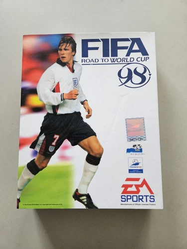 FIFA 98 Road to World Cup Big Box PC CD-ROM Game 1998 Win 95 EA Sports CIB