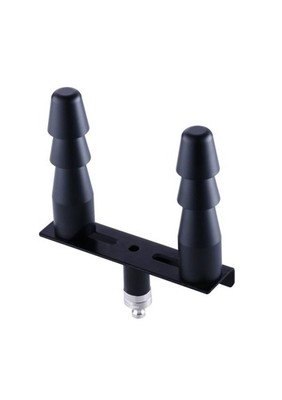 Hismith Double Vac-U-Lock Adapter Schwarz