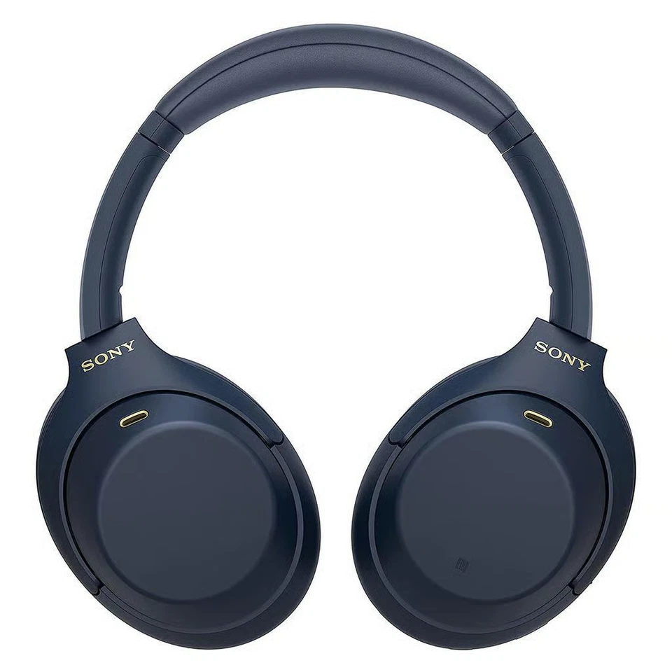 Sony WH-1000XM4 Blu Cuffie Bluetooth Codec AAC LDAC Hi-Res Wireless e via cavo - Immagine 2 di 4