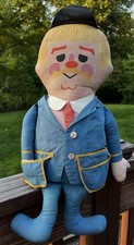 Vintage Captain Kangaroo Doll Cloth Plush 21" Mattel 1967 Robert Keeshan Sears