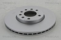 2X Triscan Bremsscheibe Coated 8120 24123C FüR Saab Opel Vectra CC J96 Caravan 2