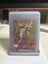 2024 Skybox Marvel Masterpieces '92 Platinum Clear Cut Black Widow