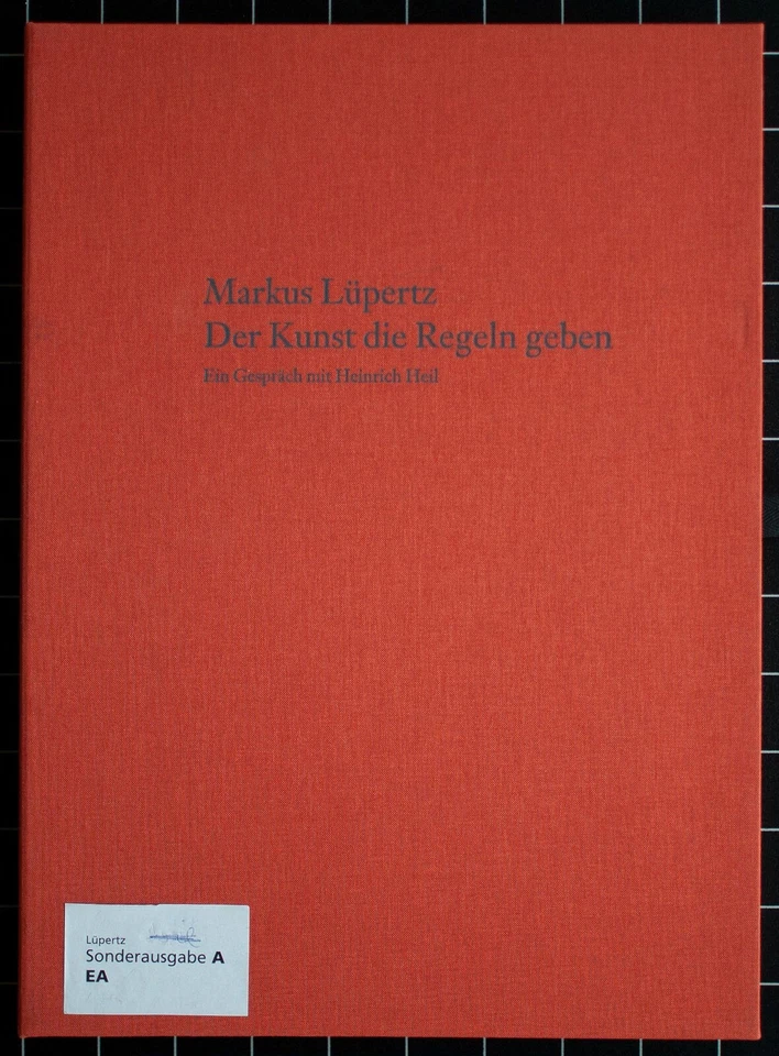 Markus Lüpertz Kunst Regeln geben Neoexpressionismus Farbradierung 2005 Ed A EA - Bild 4 von 4
