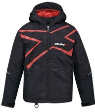 Ski-doo Teens' X-Team Jacket Black with Graphics size Large 14
