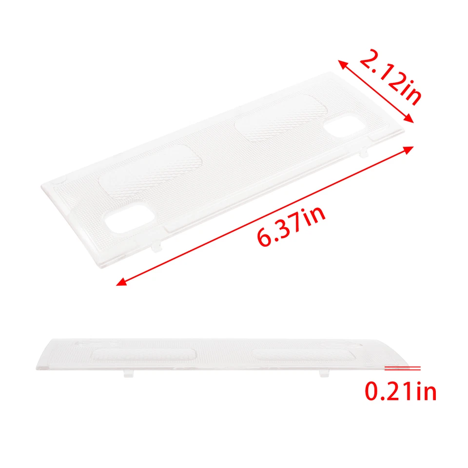 Cubierta de lente transparente para 07-13 Chevrolet Suburban 1500 Silverado 1500 2500 3500 HD Foto 2 de 4