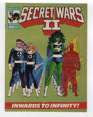 1985 MARVEL SUPER HEROES SECRET WARS II #2 FANTASTIC FOUR #282 COVER KEY RARE UK