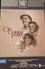 ON GOLDEN POND 20TH CENTURY FOX VIDEO LARGER BOX BETA BETAMAX NOT VHS