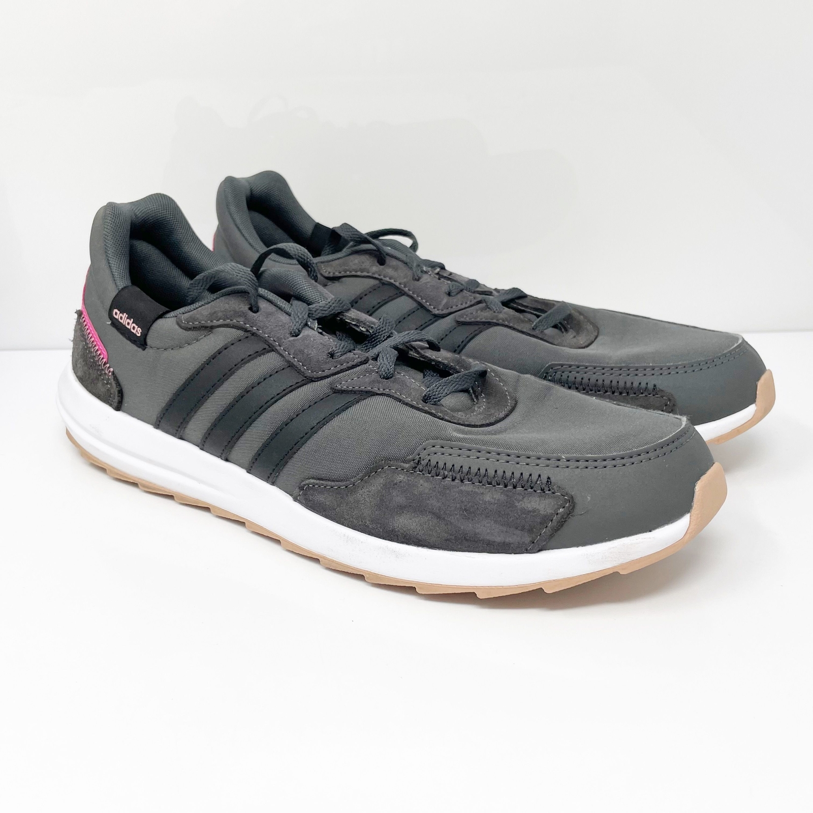 Adidas Womens Retrorun FY8417 Gray Casual Shoes Sneakers Size 11 | eBay