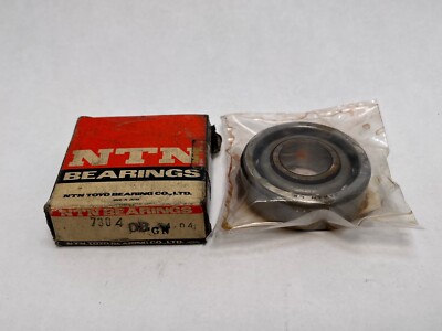 NTN 7304DBGN Angular Bearing 20x52x15  mm 7304-DB-GN Japan