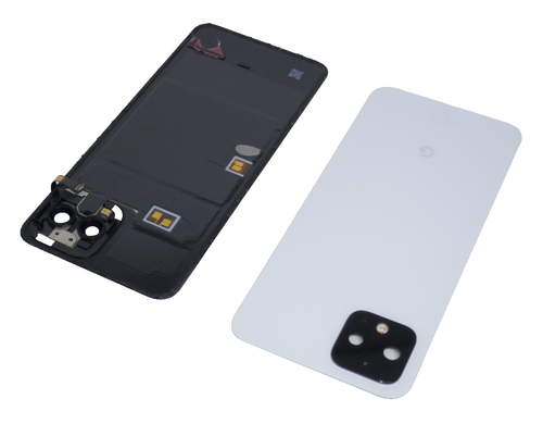 Tapa de batería original Google Pixel 4 G020M cubierta trasera carcasa lente de cristal de cámara - Imagen 7 de 8