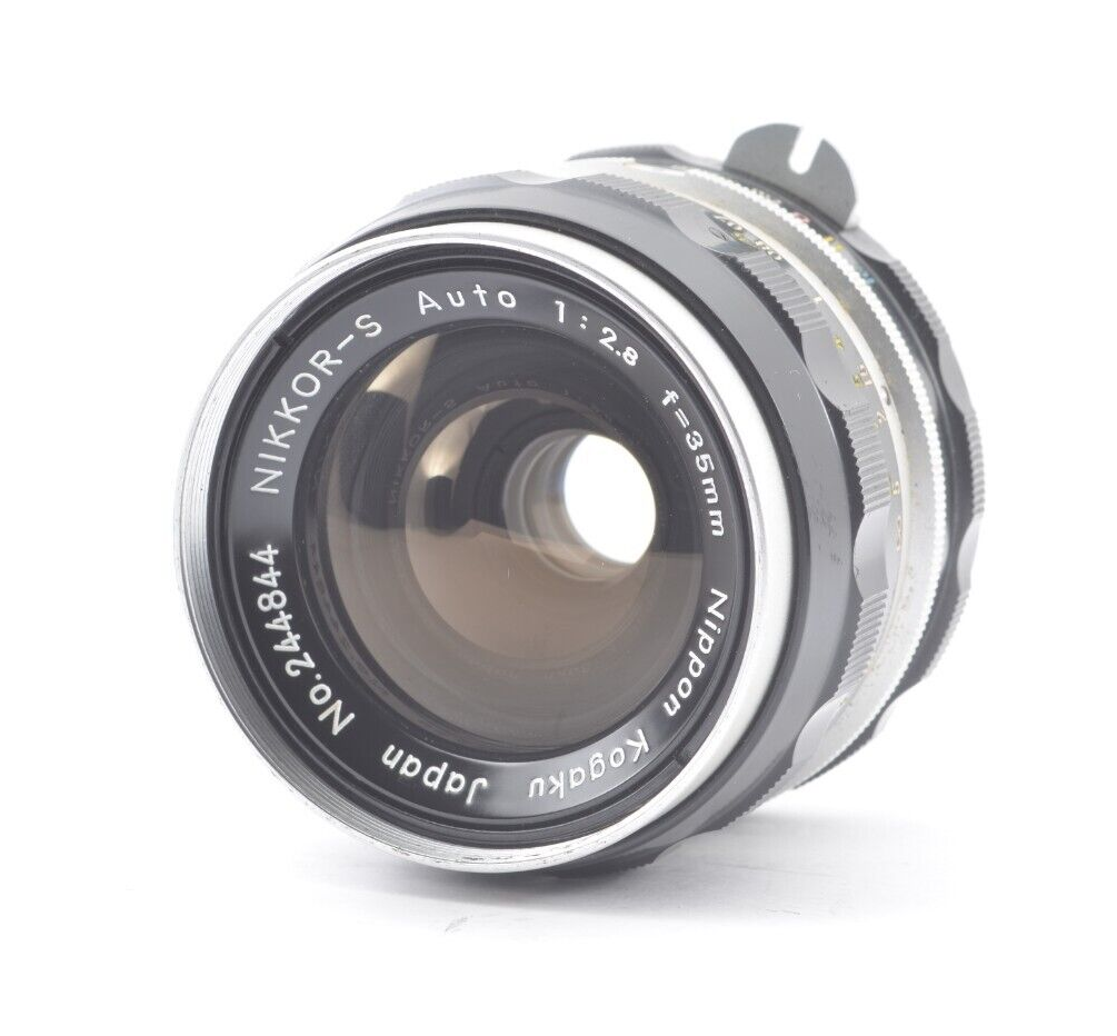RARE!!!【Top Mint】Nikon NIKKOR-S Auto 35mm f/2.8 Non Ai Lens From