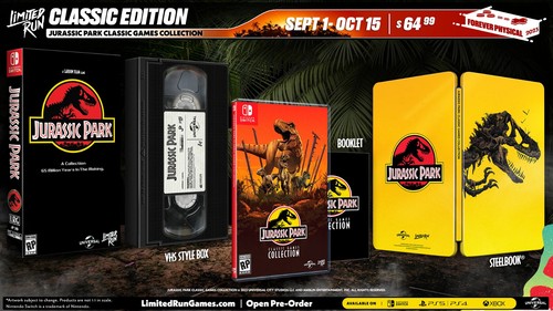 Limited Run Jurassic Park: Classic Games Collection Classic Edition Switch - Picture 6 of 6