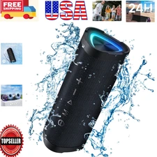 Compact Bluetooth Speaker with 24W Stereo Sound - Perfect for Parties & Outdoors