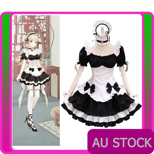 Ladies Cute Lolita French Maid Costume 