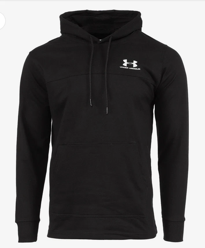 New UA Mens Under Armour Lightweight French Terry Fleece Sweatshirt Hoody