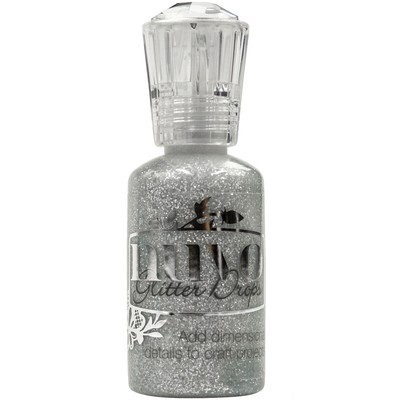 Nuvo Glitter Drops 1,1oz - Silver Moondust NGD-756