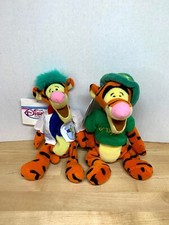 Disney Store 9" MAD SCIENTIST  ST PATRICK TIGGER Mini Bean Bag Plush with Tags