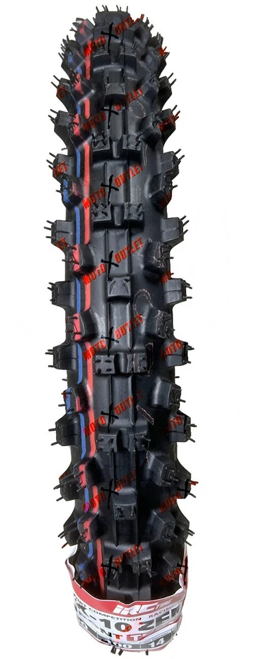 Neumático delantero para moto de cross IRC 60/100-14 VX-10 2,50-14 CRF110 KX65 65SX YZ65 Foto 3 de 4