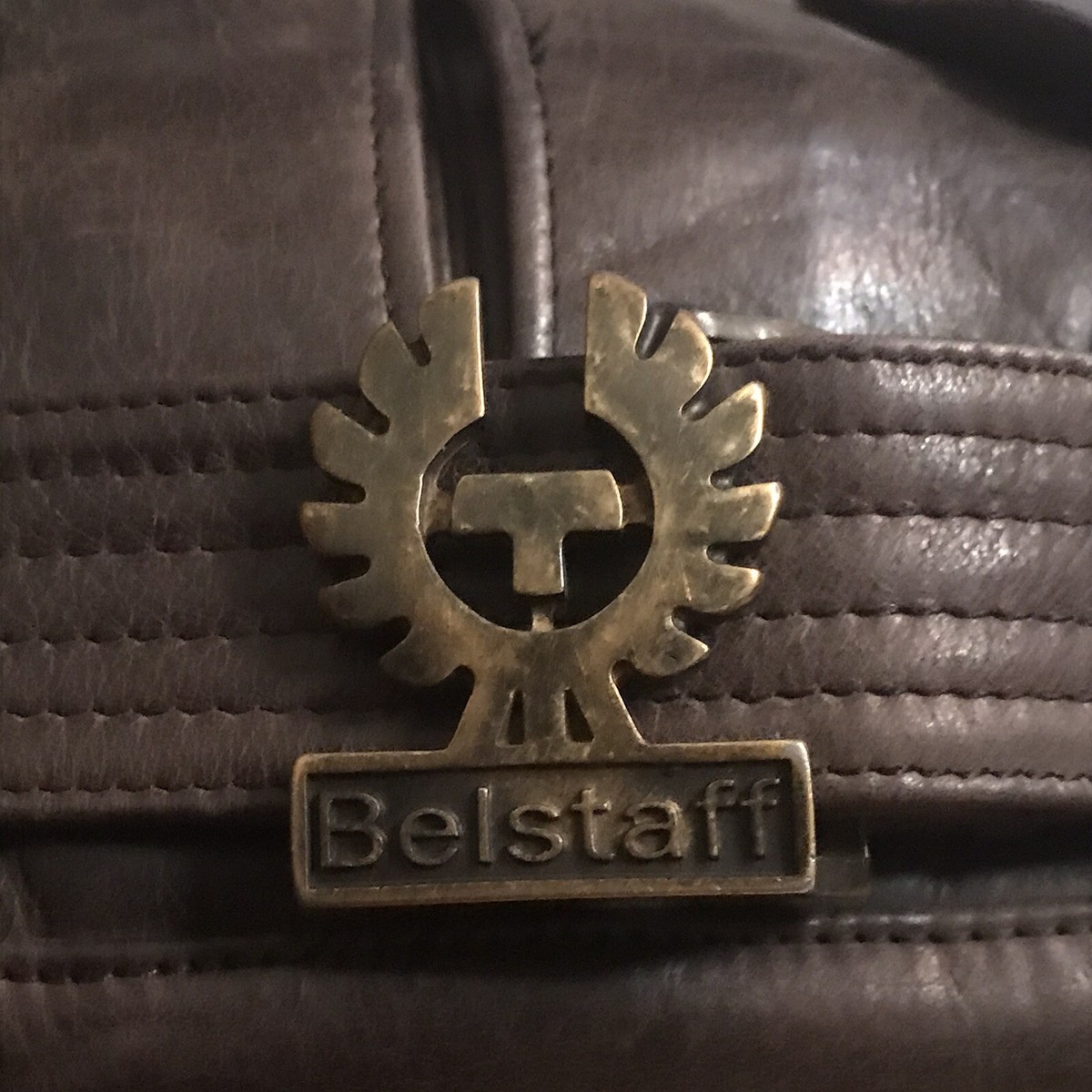 vintage BELSTAFF Shoulder Bag Leather brown Distressed Hand vintage BELSTAFF Shoulder Bag Leather brown Distressed Hand