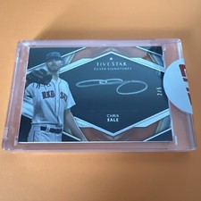 Beautiful 2019 SP Topps Five Star Chris Sale Auto On Card #’d 2/5 Orange