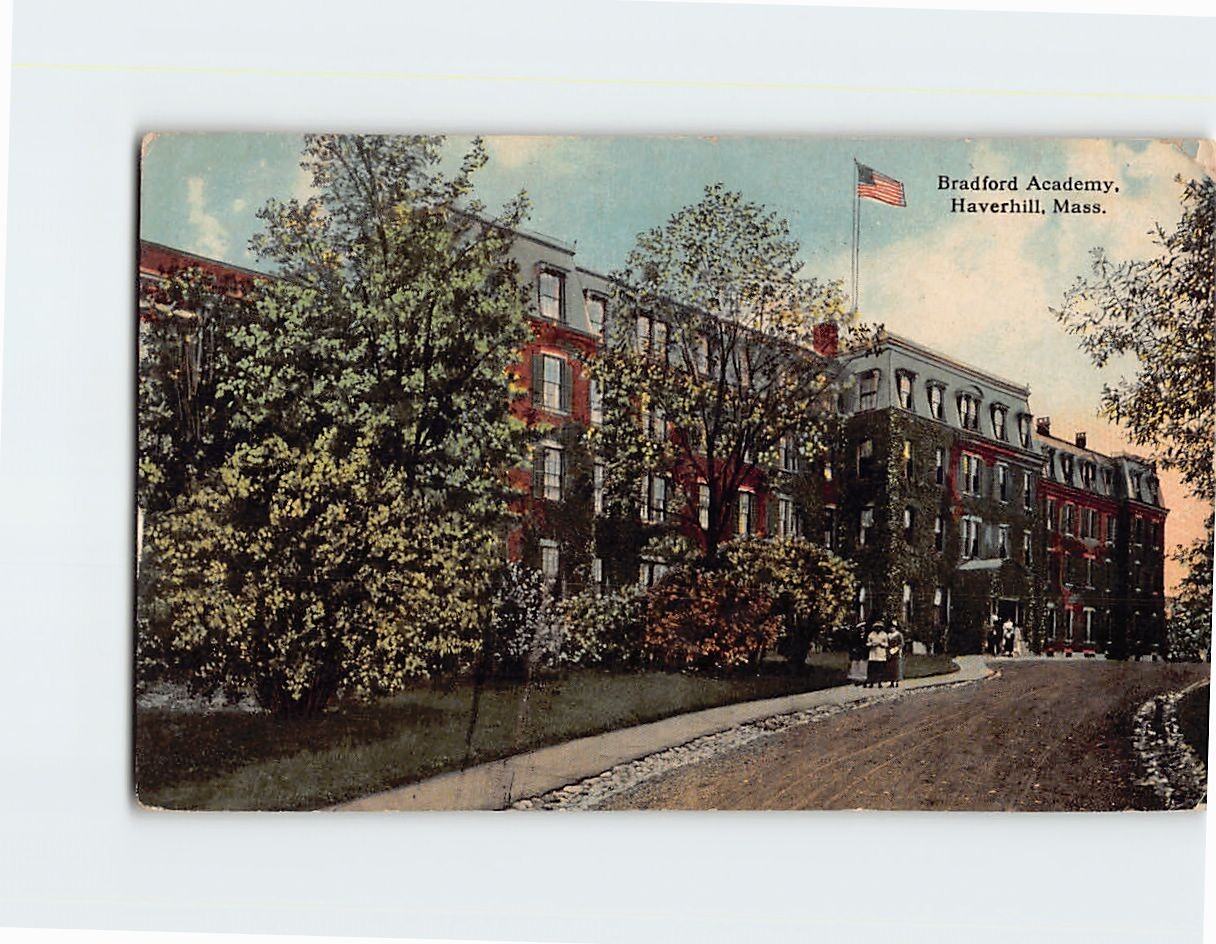 Postcard Bradford Academy Haverhill Massachusetts USA