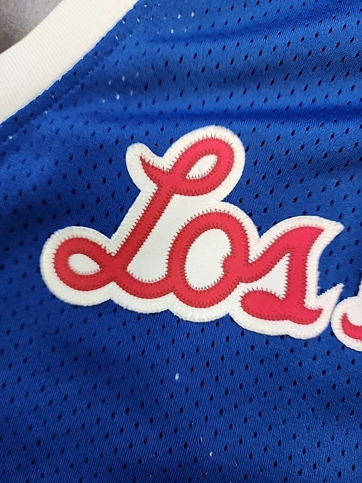 Camiseta deportiva vintage Nike Los Angeles Clippers marca Elton #42 juvenil XL azul alternativa Foto 4 de 4
