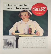 1938 Coca Cola Drink Soda Vintage Ad In leadi...