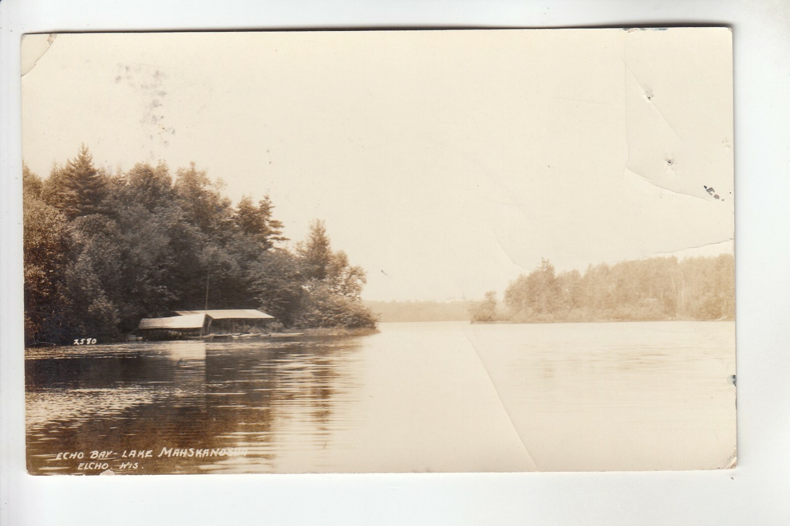 Real Photo Postcard Echo Bay Chetek Chain of Lakes Elcho WI eBay