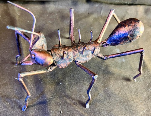 Vintage Metal Art Sculpture Large Ant Insect Statue | eBay