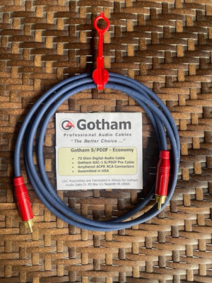 Gotham Economy S/PDIF Digital Audio Cable - - 1 Meter