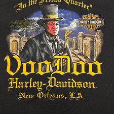 Harley-Davidson New Orleans Men's T-shirt XL 2007 Wolf Voodoo French Quarter