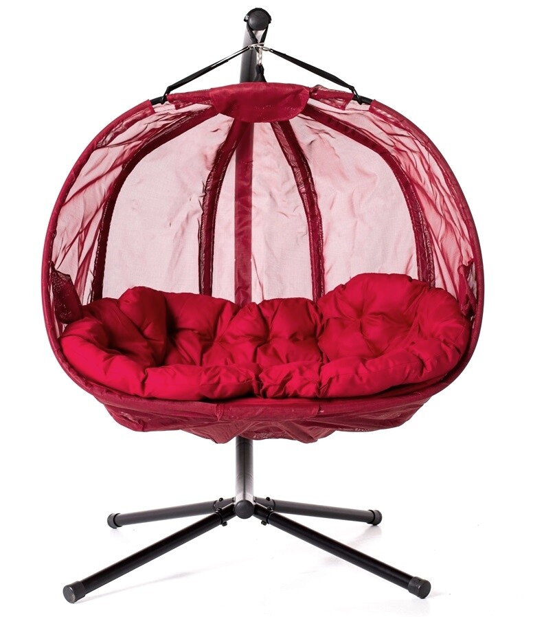 Textilene Hängesessel mit Gestell für 2 Personen Hängeliege