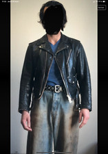 Perfecto Schott , tres rare , Model 613 , avec fermetures apparentes