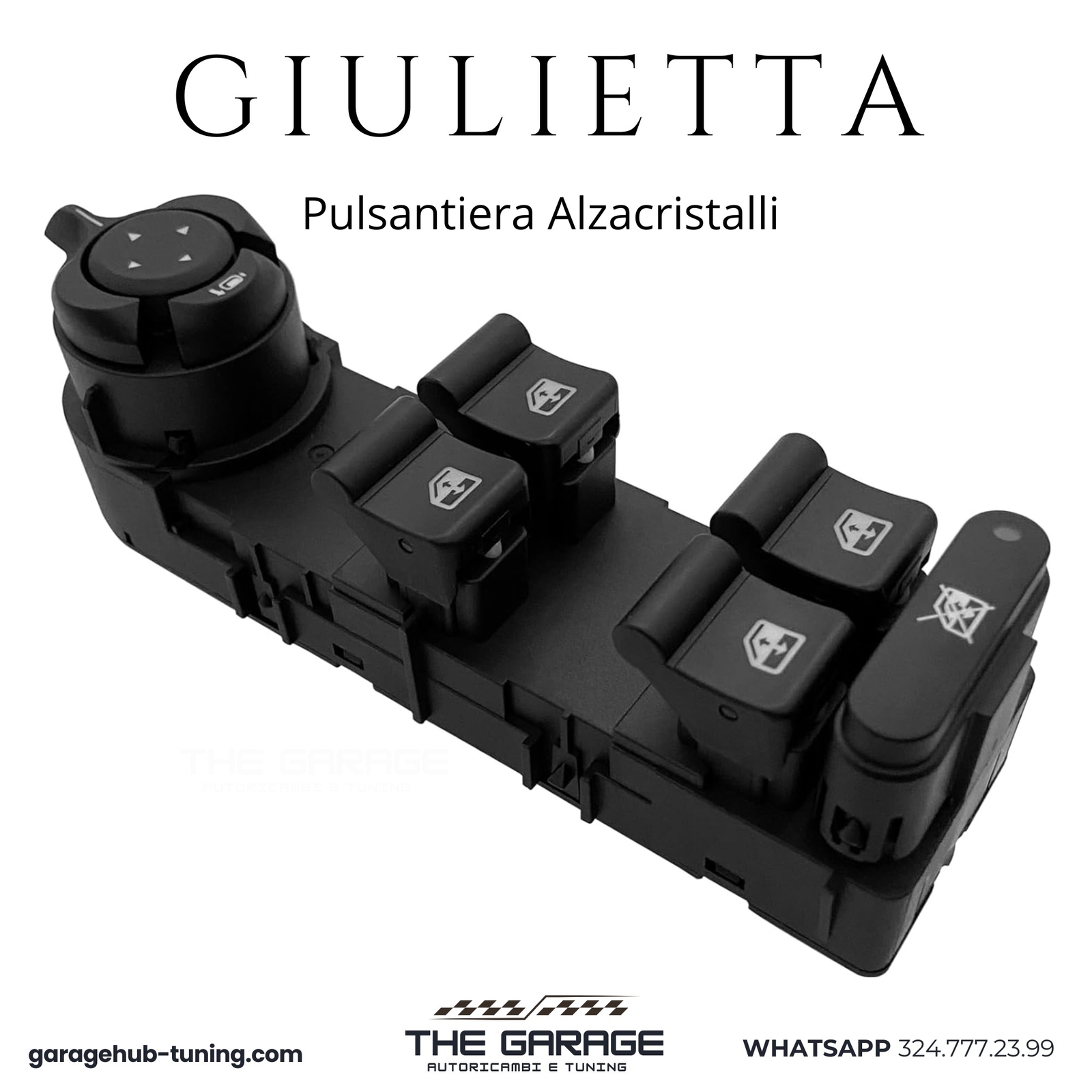 Pulsantiera Alzacristalli per ALFA ROMEO Giulietta 2010-2020 940. ALTA QUALITA'