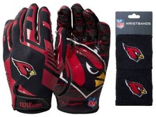 Arizona Cardinals NFL Team Logo 4pc Football Receiver Set, Youth or Adult